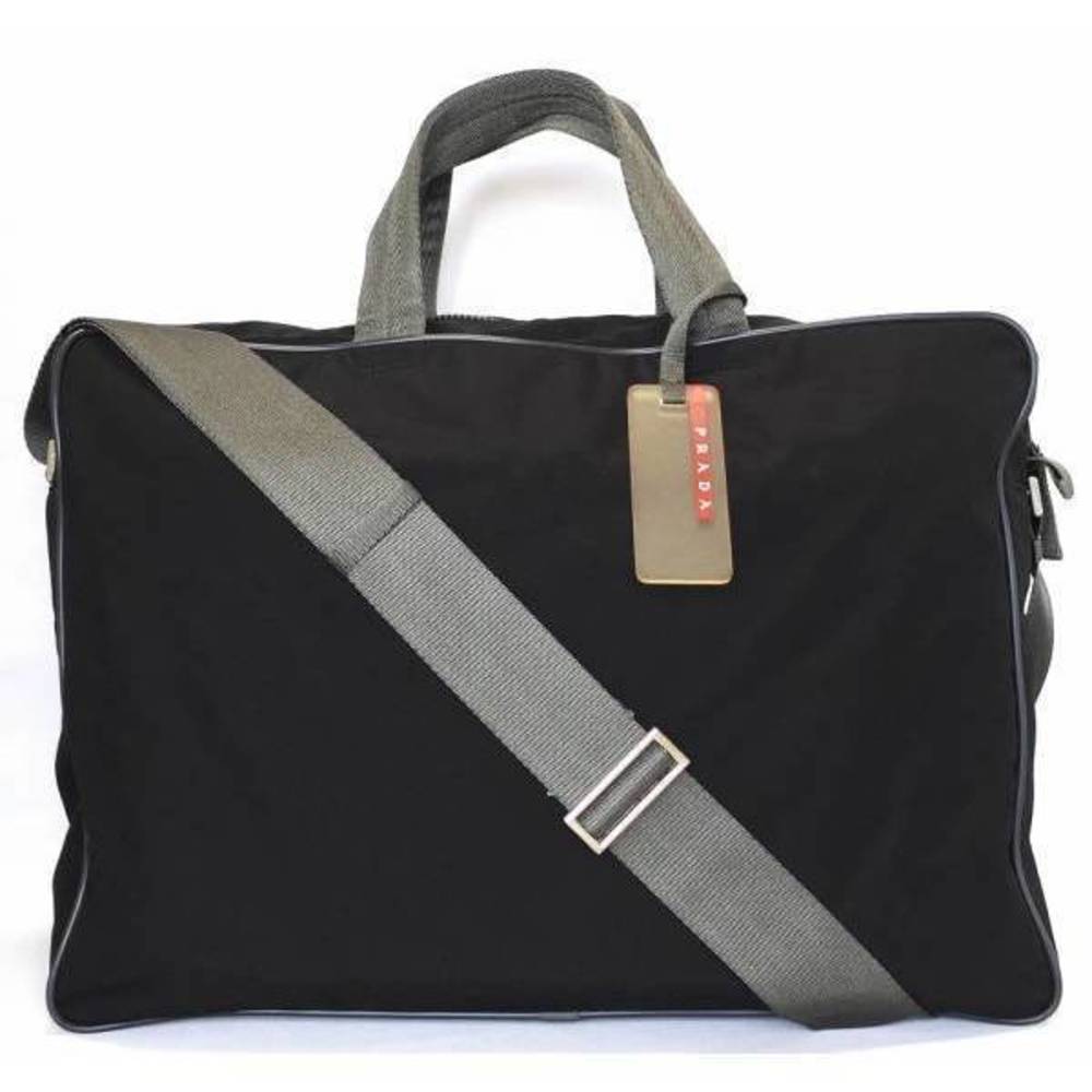 Prada Shoulder Black Bag Nylon Sports